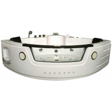 Bañera hidromasaje Model Sant'Angels 140 x 140 cm Bañera de esquina spa hidromasaje Piscina Spa NUEVA Terapia luz de colores para 2 Bañera hidromasaje Model Sant'Angels 140 x 140 cm Bañera de esquina spa hidromasaje Piscina Spa NUEVA Terapia luz de colores para 2