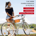 Bicicleta eléctrica for Mujeres for Adultos 35 0W  500W  1000W Cadenless Drive Electric Bicycle 26 Pulgadas Grasa Neumático Playa Retro E-Bike Color  350W   