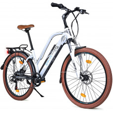 Bluewheel Bicicleta eléctrica para mujer de 26 pulgadas, marca de calidad alemana, Pedelec de conformidad con la UE, motor de 250 W, batería de iones de litio BXB85 con cambio de 7 velocidades Shimano Bluewheel Bicicleta eléctrica para mujer de 26 pulgadas, marca de calidad alemana, Pedelec de conformidad con la UE, motor de 250 W, batería de iones de litio BXB85 con cambio de 7 velocidades Shimano