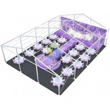 Carpa para boda con marco de aleación de aluminio 15x25x3,22 Carpa para boda con marco de aleación de aluminio 15x25x3,22