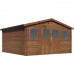 Caseta de jardin de Madera 30 m² - 28 mm 
