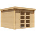 Caseta de jardín de Madera con Techo Plano 8,8 m² de 28 mm de Grosor 