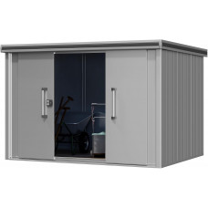 Caseta de jardín metálica 291x221x212 cm 