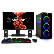 CeO-Tech Omicron V6 Ordenador de Sobremesa Gaming - CPU Intel I9-9900K 5.00 GHz | RAM 32GB DDR4 | SSD 1000GB | nVIDIA Geforce RTX 2060 6GB | Monitor 24" | Teclado + Ratón + Altavoz
