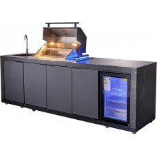 Cocina de exterior  Acero inoxidable 