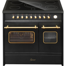 Cocina eléctrica de pie GCH E 912 DF BL r cocina de cerámica de vidrio 90 cm 