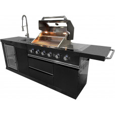 Cocina para exteriores 119 x 60 x 262 cm 