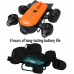  GZZG Robot Submarino no tripulado 150M Detector de Agua Profunda 4K Cámara de Buceo Búsqueda de Buceo y Rescate Robot Inteligente Submarino (Color : Orange) 