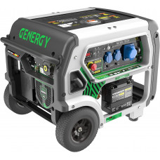 Generador de corriente Gas Pro Natura 7000 Hybrid Dual Fuel, generador de corriente de gas y gasolina, 7000 W, 230 V, arranque eléctrico, generador de gas  