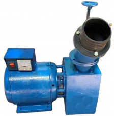 Horizontal Generador Hidroeléctrico Con Voltímetro 