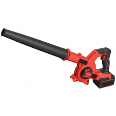  JNOIHF Soplador de nieve de hoja eléctrica de mano, soplador de jardín con batería, ventilador de hojas sin cable de velocidad variable, potencia fuerte, peso ligero, for jardín de jardín de la comput 