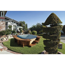 K2O BESTWAY KBE54138 - SPA de Madera Palm Beach para 4-6 Personas Cuadrado 250x275x71 cm 