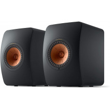 KEF LS50 Wireless II - Sistema de altavoces estéreo inalámbrico activo (negro carbono) | HDMI | Airplay 2 | Bluetooth | Spotify | Marea