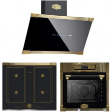 Kaiser Set Horno empotrado + campana extractora pared + placa de induccion 