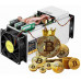 LCZC Máquina minera criptográfica Antminer S9 S9I S9J S9K Bitmain Antminer de Bitcoin 44x22x25cm Metal