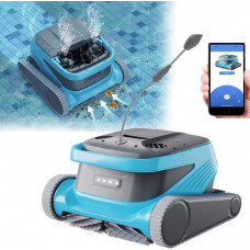 Limpiafondos de piscina robótico completamente automático con control de aplicación Limpiafondos de piscina robótico completamente automático con control de aplicación