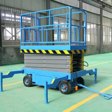 Mini mesa elevadora de tijera hidráulica autopropulsada de 1000 kg 18 metros 59 pies