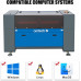 OMTech Grabador láser y cortador de 100 W con LightBurn 