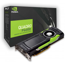  PNY Tarjeta gráfica profesional Quadro P6000 24GB GDDR5 PCI Express 3.0 x16, doble ranura, 4x DisplayPort, 1x DVI-I DL, soporte 5K, ventilador activo ultra silencioso 