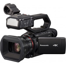  Panasonic HC-X2000E - Videocámara 4K (asa extraíble con LED y micrófono, lente Leica, Live Streaming, gran angular 25 mm, zoom óptico 24x, Wifi), negro 