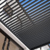 Pergola 3x4 m Postes de Aluminio con Techo de Lamas de Acero Pergola 3x4 m Postes de Aluminio con Techo de Lamas de Acero