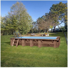 Piscina Rectangular SUNBAY 618 x 320 x 130 cm Con escalera 