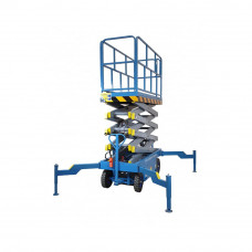  Plataforma de trabajo de tijera SJY 500 kg, 12 m 