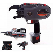 QWERTOUR Rebar Que ata la máquina portátil de batería Drive Lazo de Alambre de Acero Pistola inalámbrica Flejadora Carpeta Redonda Ajustable inalámbrico