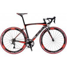  SAVADECK Bicicleta de carretera de carbono, Windwar5.0 marco de fibra de carbono 700C bicicleta de carreras con 105 22 velocidades Groupset ultraligero 