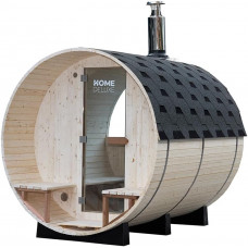 Sauna de Barril con Estufa de leña 