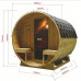 Sauna de exterior 189×220 cm finlandesa en forma de barril con estufa Harvia Sauna de exterior 189×220 cm finlandesa en forma de barril con estufa Harvia