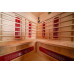 Sauna de infrarrojos 150 x 150 x 60 x 120 x 60 cm 