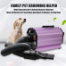  Secador de Pelo para Mascotas de 2200 W, máquina de soplado de Agua, máquina de soplado de Pelo para Perros, Adecuada para Perros y Gatos Grandes y medianos, Velocidad Continua antiescaldami 