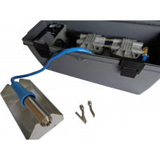 Seelye 270-2001FCP PortaWelder Kit con elemento calefactor de 500 W 120 V y funda de transporte gris, azul americano