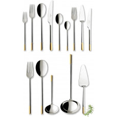 Set de Cubiertos 113 Piezas Plata Platino 