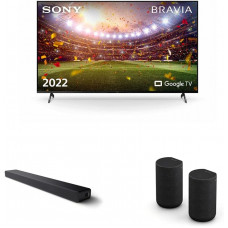 Smart TV KD-85X85K + Barra de Sonido HT-A3000 + Altavoces SA-RS5