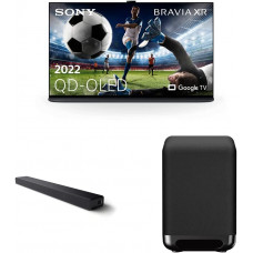 Sony - TV XR-65A95K + Barra de Sonido HT-A3000 + Altavoz SA-SW5