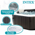 Spa hinchable octogonal con burbujas y jets 1.098 litros INTEX 