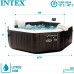 Spa hinchable octogonal con burbujas y jets 1.098 litros INTEX 