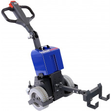  Tractor eléctrico | Tractor eléctrico de arrastre | Ayuda para tirar de la cuerda para 1000 kg / 1t de carga | para portadores de carga rodante | incl. cargador y batería 