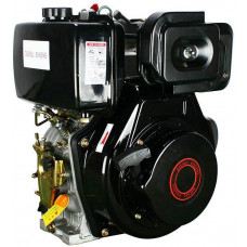 UWY Motor diésel 10HP 406CC, 4 Tiempos, Cilindro único, refrigeración por Aire, Motor diésel 