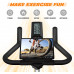  YOSUDA Bicicleta de ejercicio de resistencia magnética con capacidad de 330 lbs – Bicicleta estática de ciclismo de interior con cómodo asiento de asiento, asiento silencioso 