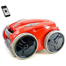  Zodiac FR 5480iQ 4WD Red Robot limpiafondos Piscina (Suelo, Pared, Linea de flotación) Tecnología Vortex, Control Remoto App MOVIL, Rojo 
