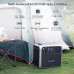  PowerOak Bluetti AC200P 2000Wh Generador Solar Portátil con 3 Piezas Paneles Solares 120W Generador Electrico con Salidas AC/DC/USB Power Station con Batería de LiFePO4 para Camping Autocaravana 