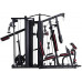  TECNOFIT Gimnasio Multiestación Home Gym ST 7200 Professional con 210 kg Paquete Pesos y Larry Scott 
