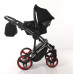  Saintbaby Retro Cochecito de Bebé Trio Silla de Coche Grupo 0 Plus Isofix 3en1 2en1 4en1 Junama Diamond S-Line Mountain Fire 01 4in1 con Isofix + Silla 