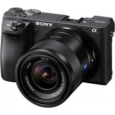  Sony Alpha 6500 - Cámara evil APS-C (Enfoque Automático rápido 0.05s, 24.2 Megapíxeles, Estabilización de imagen óptica de 5 ejes , grabación de vídeos en 4K) 