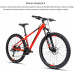  loknhg Giant Rincon X Assassin X Aluminio 27 velocidades 27.5 Pulgadas Freno de Disco Bicicleta de montaña Naranja Negro 27.5X15.5 S Altura Recomendada 165 / 173cm 