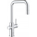  Grohe Blue Home - Grifo de cocina mezclador, starter kit caño en U 