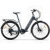  Moma Bikes Bicicleta Eléctrica Urbana EBIKE-28 Pro, Shimano 7vel, frenos hidráulicos, batería Integrada Litio 48V 13Ah (624Wh) 